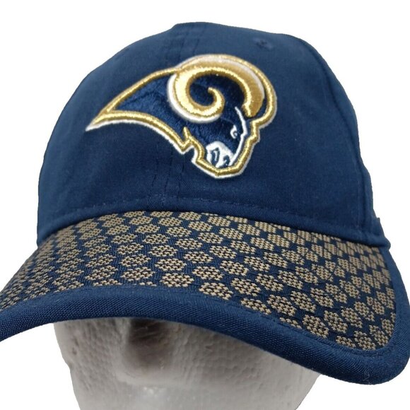 Los Angelea LA Rams NFL Football Women Cap Hat Blue Gold New Era 9Twenty - Picture 1 of 15